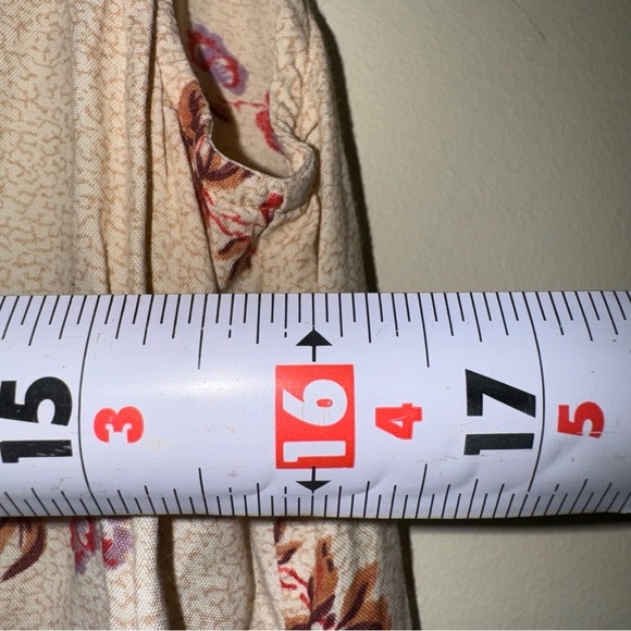 Women’s Vintage April Cornell Tan Cream Soft Floral Tank Top Maxi Dress Size: S - Picture 15 of 16